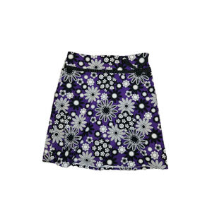 Mikk Couture | Floral | Skirt | Women | Purple | Size Medium
